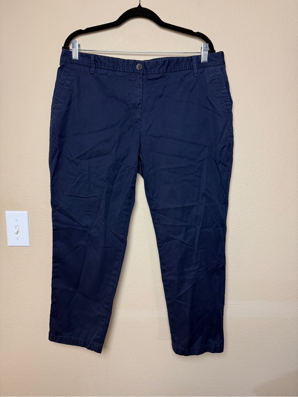 Talbots capri pants Relaxed Chino Size 14